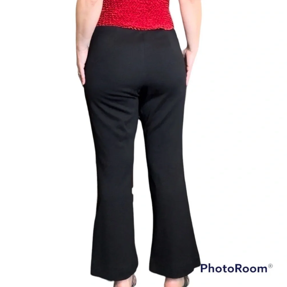 Tory Burch sailor button wool blend bootcut pants size 6 🚨needs darning🚨